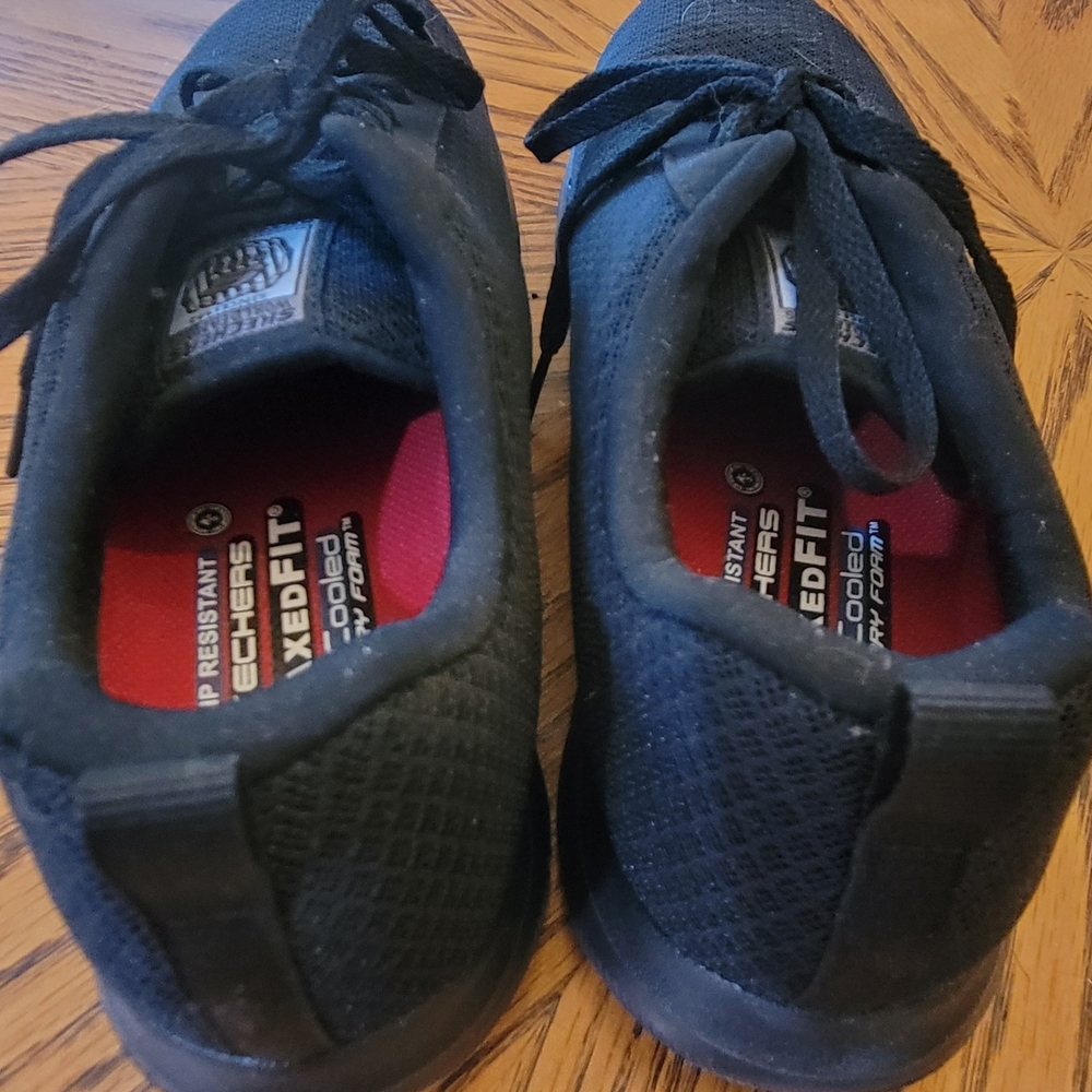 Skechers Black Work Shoes